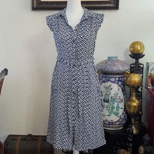 White and Blue Dress size M